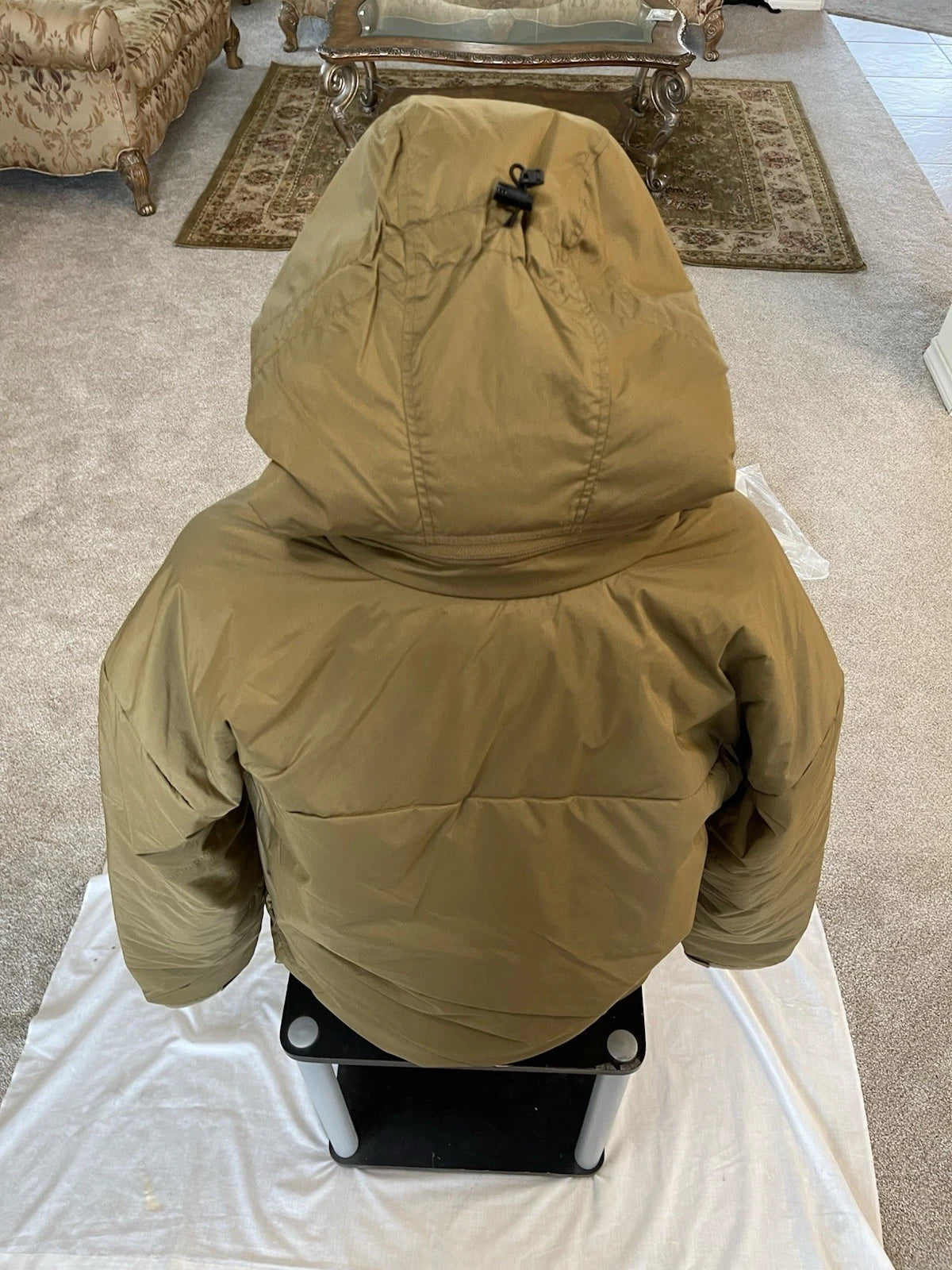 Beyond Coyote Brown PCU Level 7 Cold Weather Jacket Primaloft XL Long. - Image 16