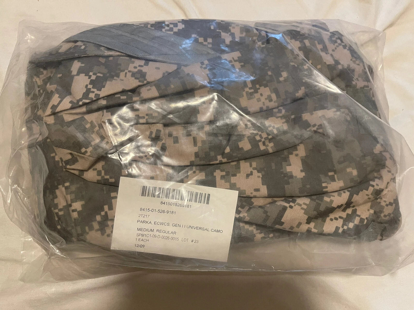 GENUINE US GI MILITARY ACU DIGITAL YNIVERSAL CAMO GORTEX PARKA JACKET ECWCS MR - Image 8
