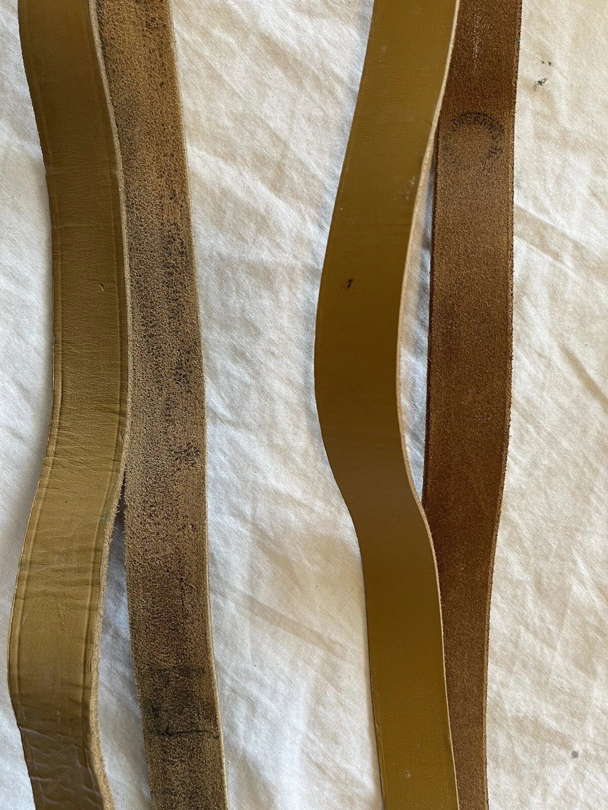 FRENCH MILITARY MAT BROWN LEATHER RIFLE SLING ARMY MAS RIFLE 49 & 49/54 GENUINE - Image 6