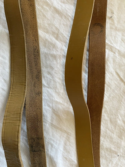 FRENCH MILITARY MAT BROWN LEATHER RIFLE SLING ARMY MAS RIFLE 49 & 49/54 GENUINE - Image 6
