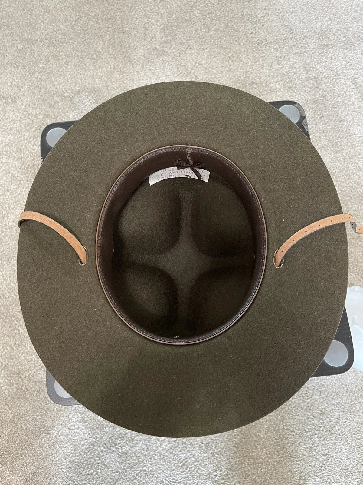 Genuine US military Garrison Collection Drill Sergeants  Hat Brand New M= 57cm - Image 7