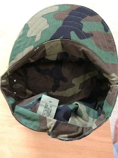 Genuine Vintage US GI USMC 8 Point Camoflauge Cap With Marine Logo Size Large - Image 5