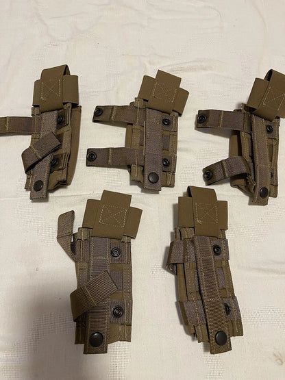 Lot of 5 Pc USMC Military  Tourniquet  MOLLE TQ CAT Pouch Coyote Brown NEW - Image 2