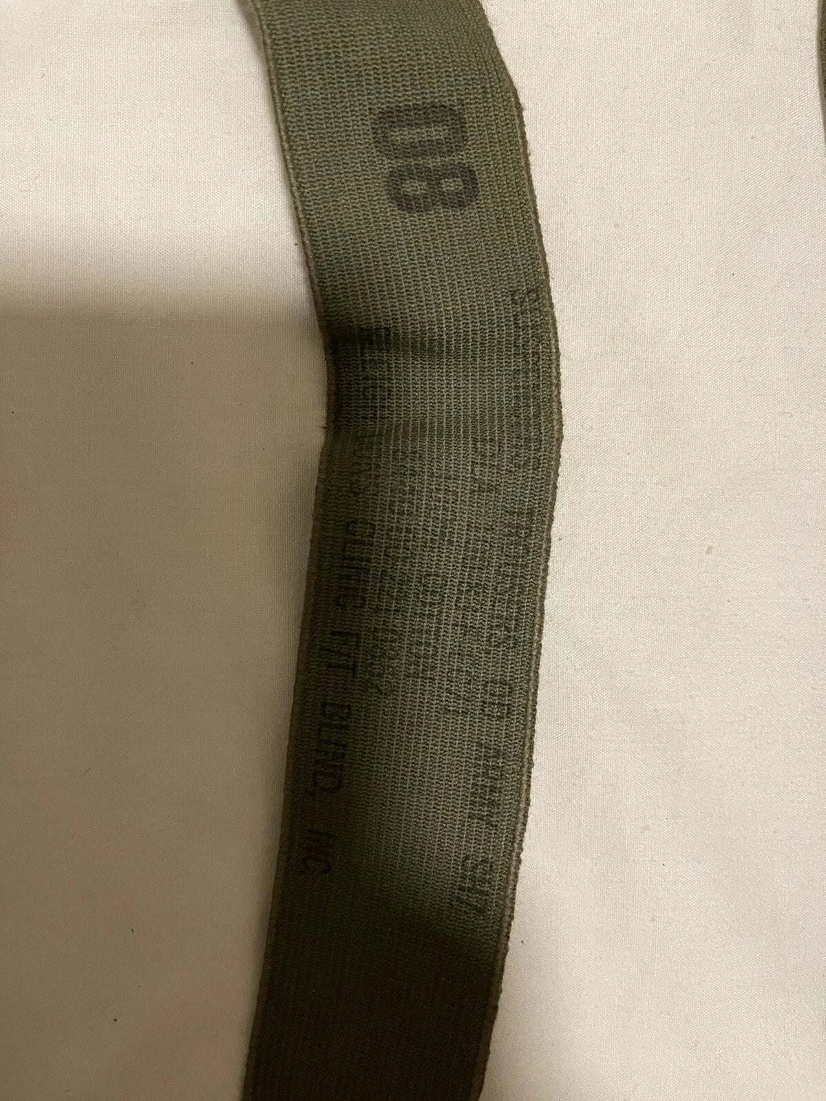 US M1950 Suspenders OD Green elastic w/ hooks for trousers pants each E2150 - Image 5