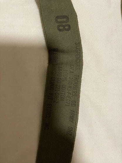US M1950 Suspenders OD Green elastic w/ hooks for trousers pants each E2150 - Image 5