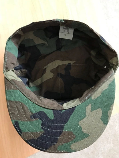 Genuine Vintage US GI USMC 8 Point Camoflauge Cap With Marine Logo Size Large - Image 3