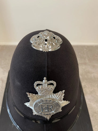 British Bobby  SUSSEX  Helmet Size 59 CM. Large , Mint. - Image 3