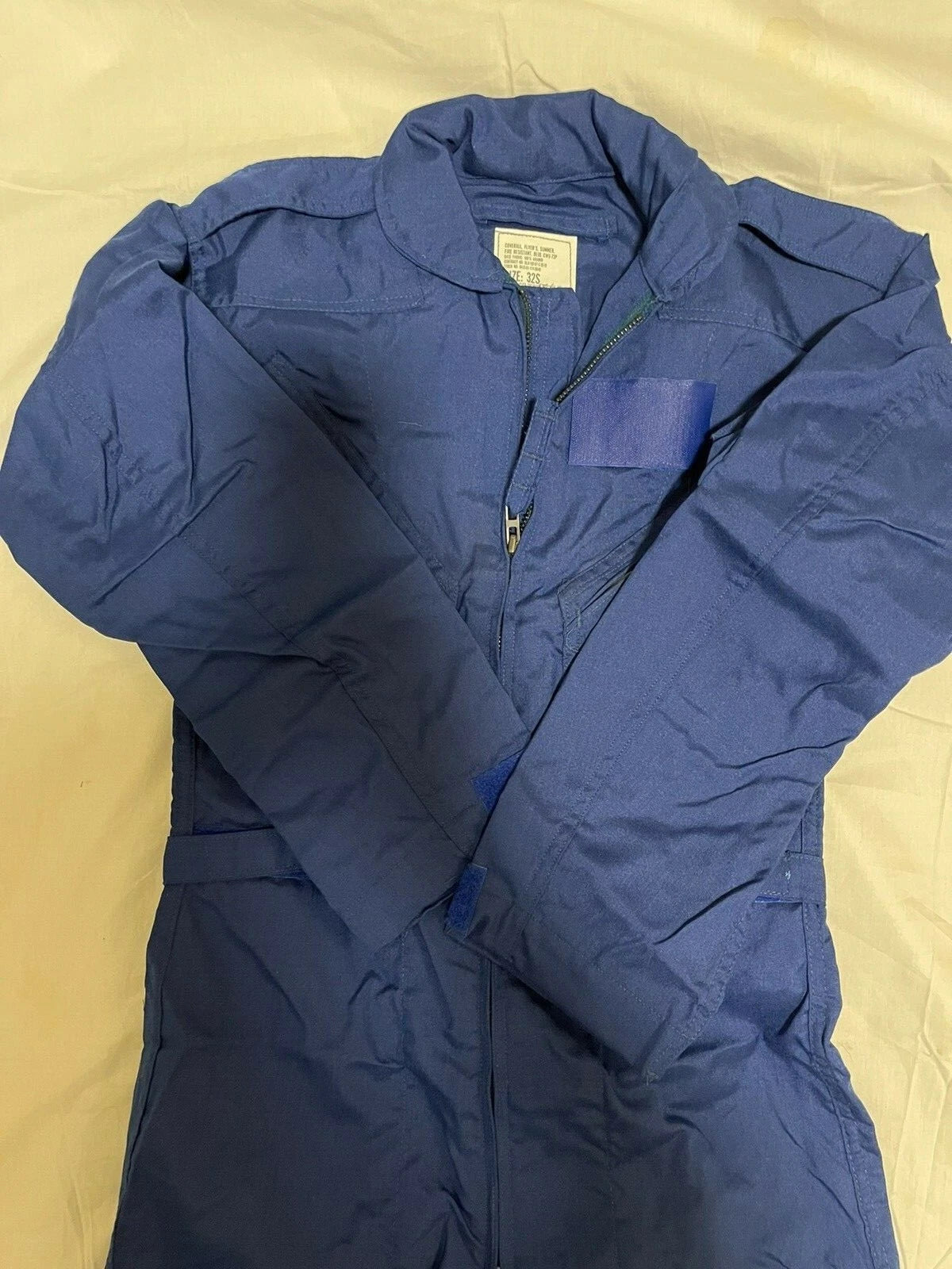 USAF Flyers Coverall ,Fire Resistant Aramid CWU-73P Blue size 32Short Youth Size - Image 3