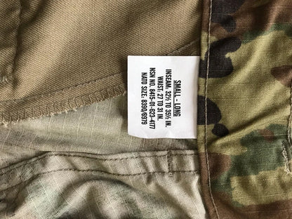 NWT US MILITARY ISSUE RIPSTOP COMBAT TROUSERS PANTS OCP MULTICAM SMALL LONG - Image 5