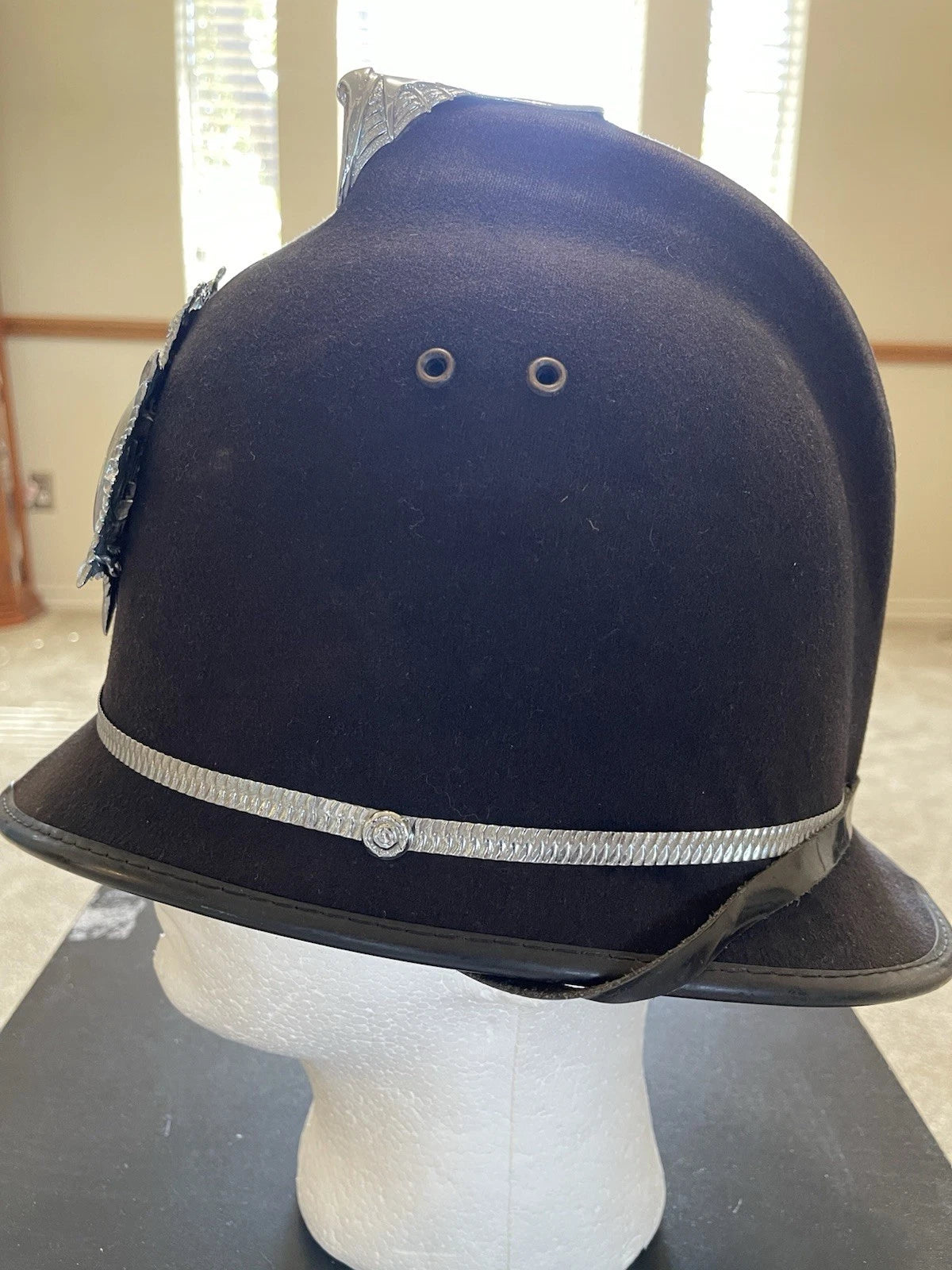 British Bobby  SUSSEX  Helmet Size 57 CM. Small. - Image 4