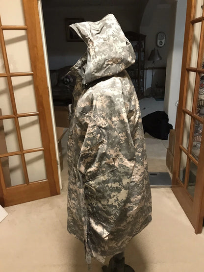 GENUINE US GI MILITARY ACU DIGITAL YNIVERSAL CAMO GORTEX PARKA JACKET ECWCS MR - Image 7