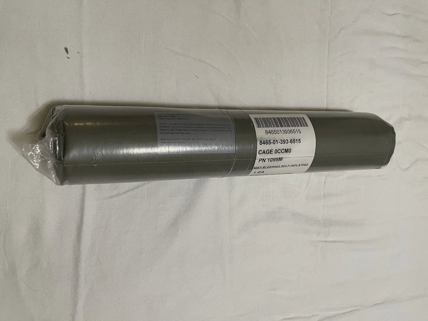 US Army Therm-A-Rest Self-Inflating Sleeping BAG/Mat/Pad-8465-01-393-6515 - New. - Image 1
