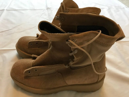 US Army Flight and Combat Vehical Crewman Authorized Desert Tan Boots By Wellco  - Image 8
