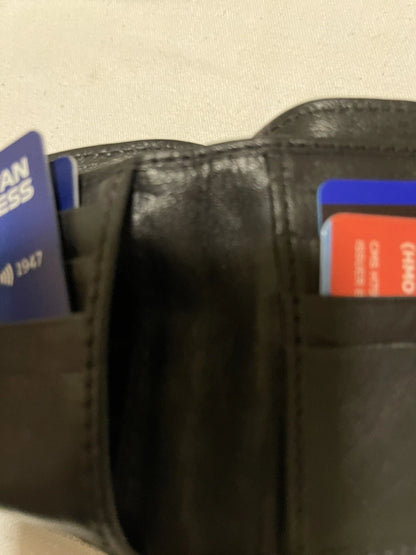 Mens Soft Lamb Genuine Leather Slim ID Credit Card Bifold Wallet - Image 5