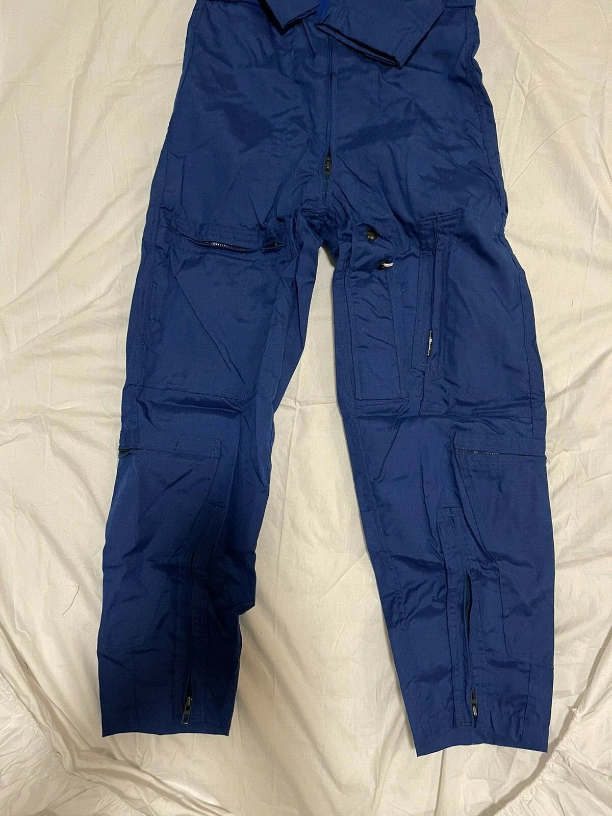 USAF Flyers Coverall ,Fire Resistant Aramid CWU-73P Blue size 32Short Youth Size - Image 8