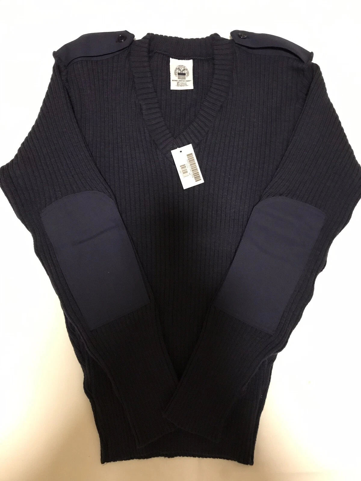 Genuine US Coast Guard Guardian Collection 100% Wool Blue Swater Size 46 New  - Image 1