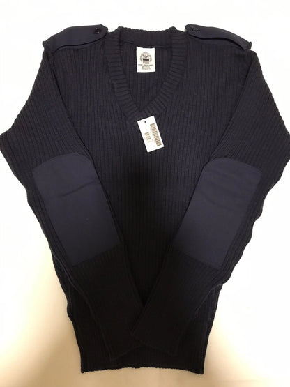 Genuine US Coast Guard Guardian Collection 100% Wool Blue Swater Size 46 New  - Image 1