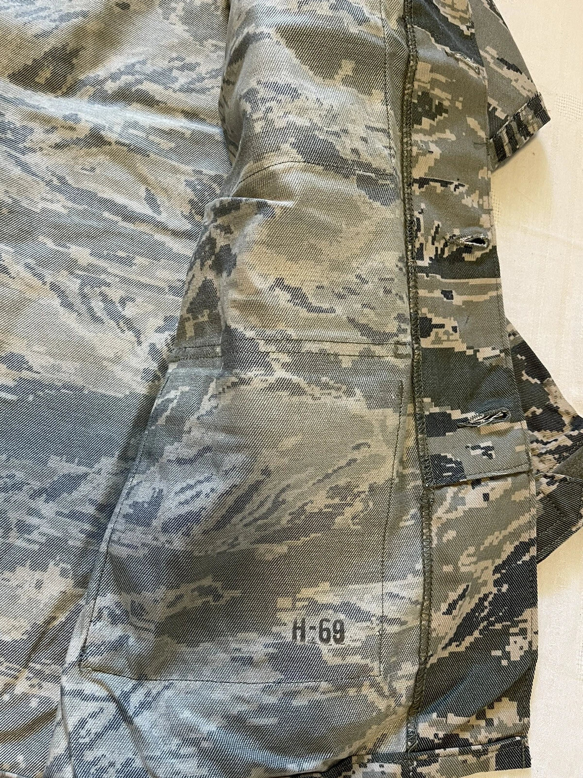 USAF AIRMAN'S BATTLE ENSEMBLE ABU TIGER STRIPE CAMO TOP NOMEX/ARAMID NEW LR - Image 8
