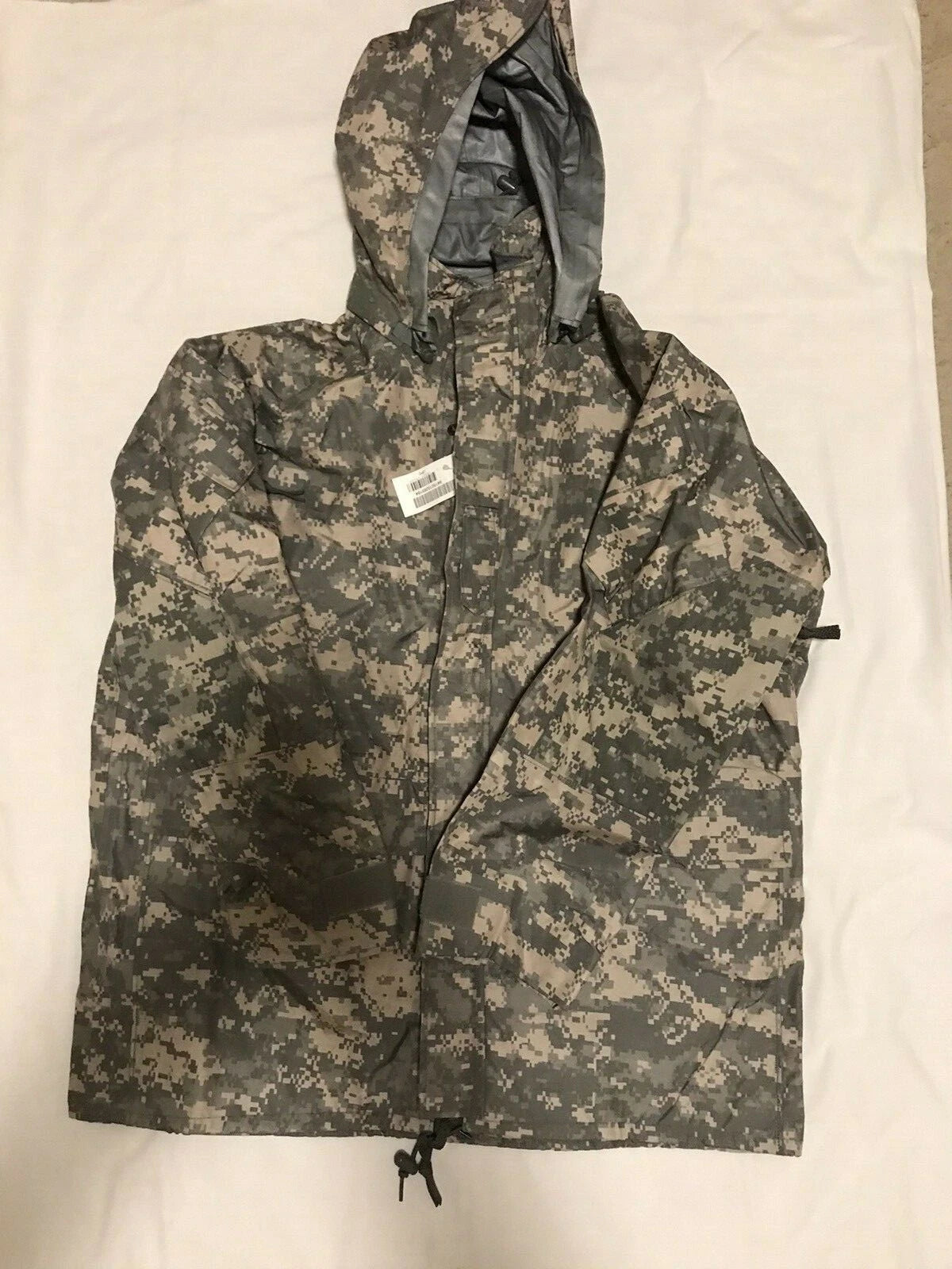 GENUINE US GI MILITARY ACU DIGITAL YNIVERSAL CAMO GORTEX PARKA JACKET ECWCS MR - Image 6