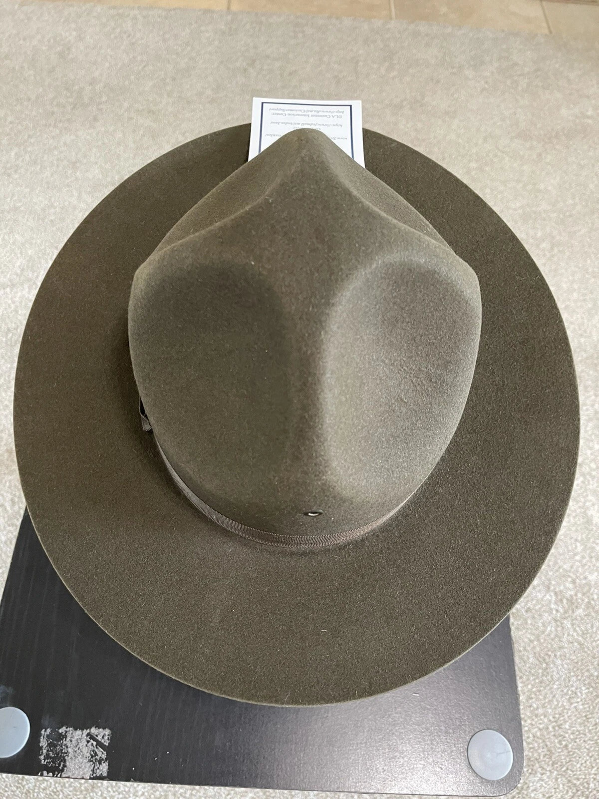 Genuine US military Garrison Collection Drill Sergeants  Hat Brand New M= 57cm - Image 2