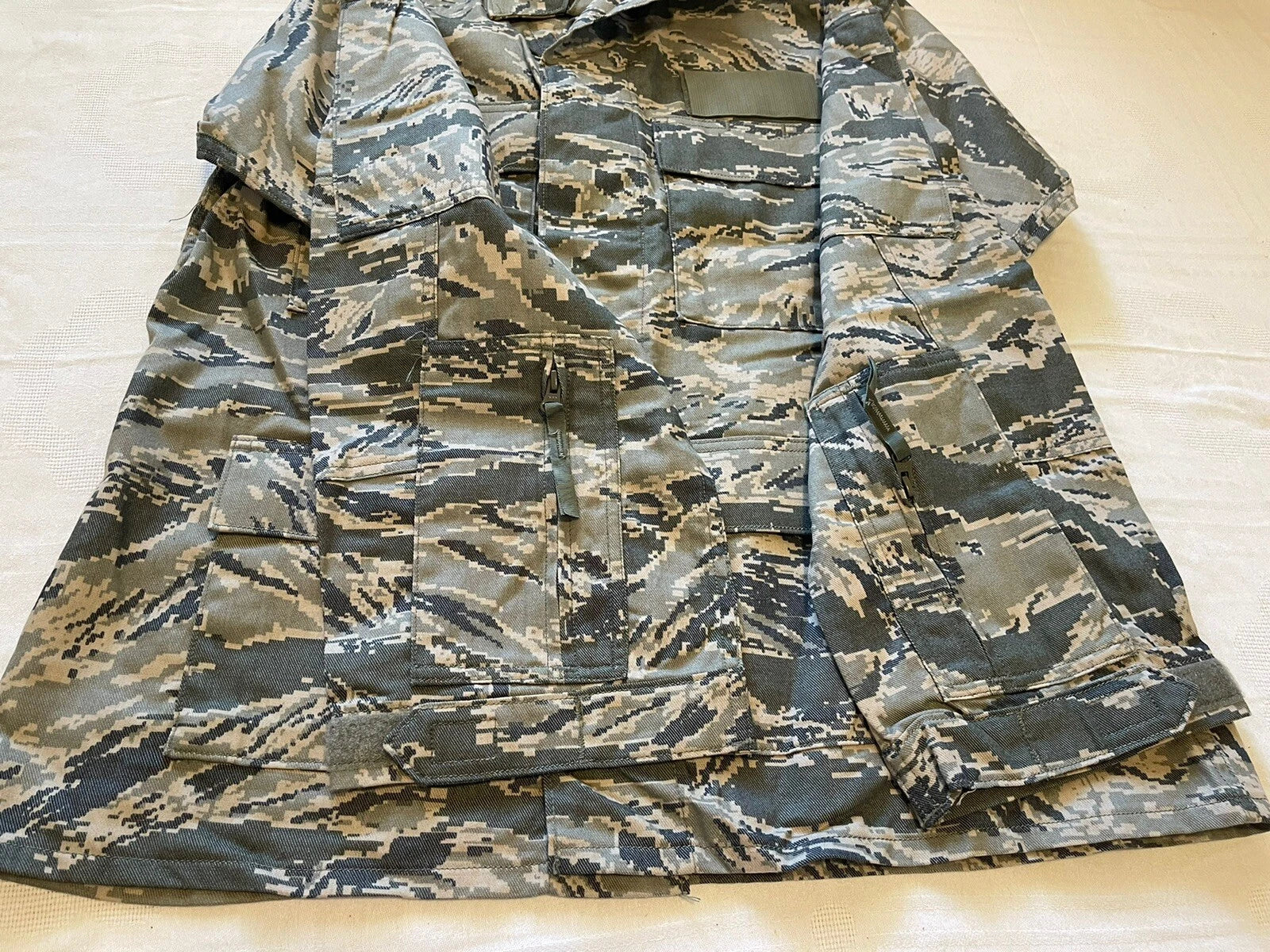 USAF AIRMAN'S BATTLE ENSEMBLE ABU TIGER STRIPE CAMO TOP NOMEX/ARAMID NEW LR - Image 12