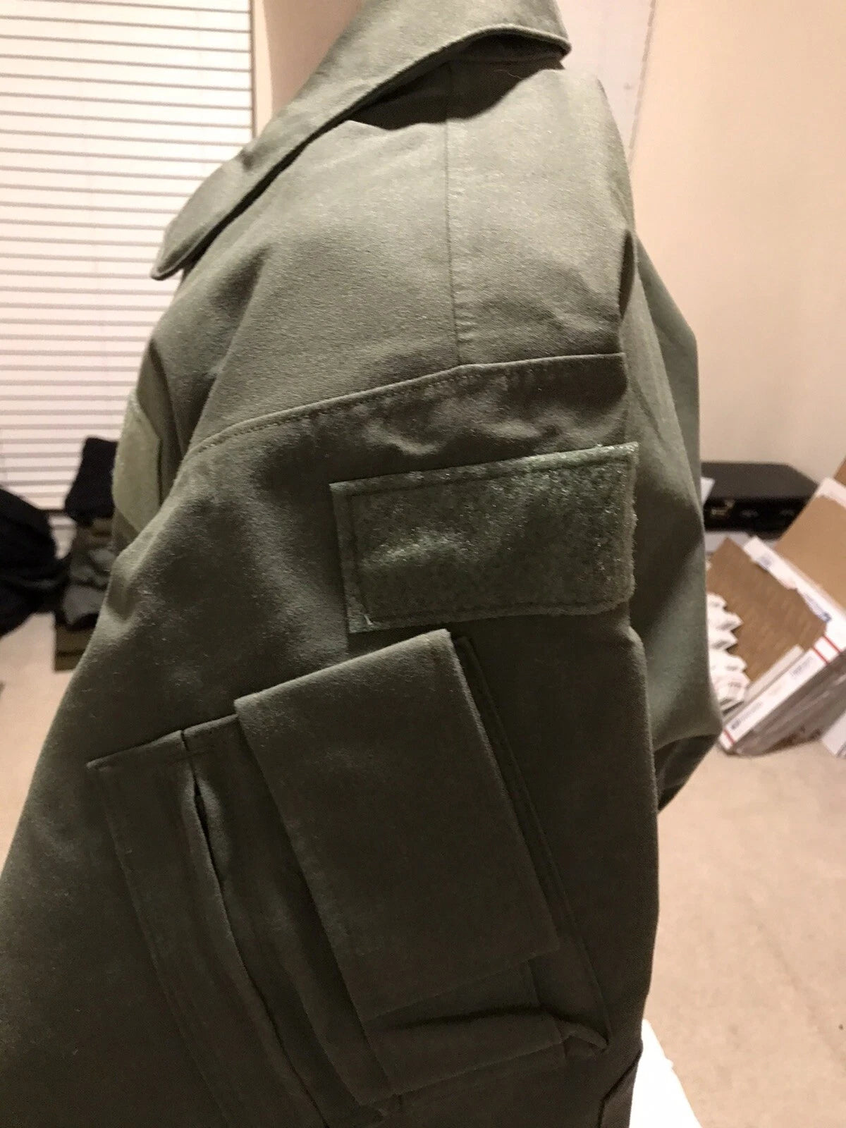 US MILITARY OUTERSHELL FIRE RESISTANCE GORTEX BREATHABLE FOUL WEATHER JACKET LR  - Image 8