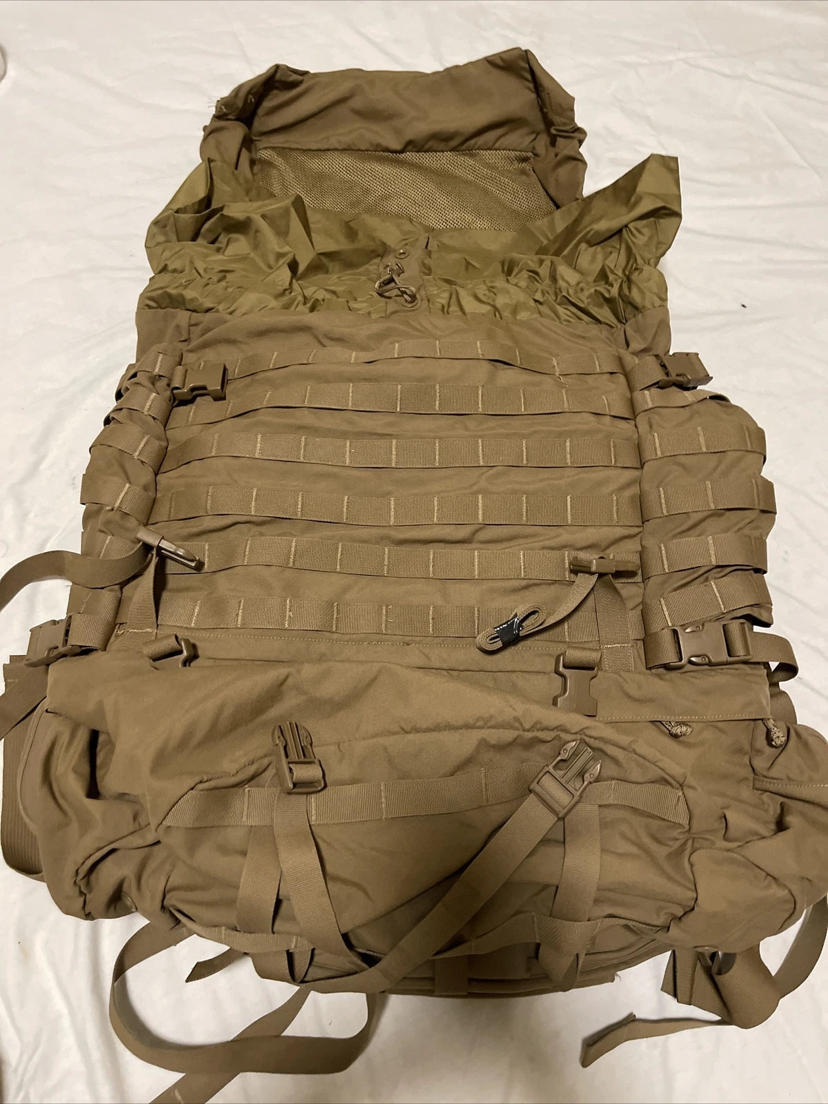 GENUINE USGI USMC FILBE RUCK SACK COMPLETE SYSTEM COYOTE BROWN FIELD PACK - Image 9