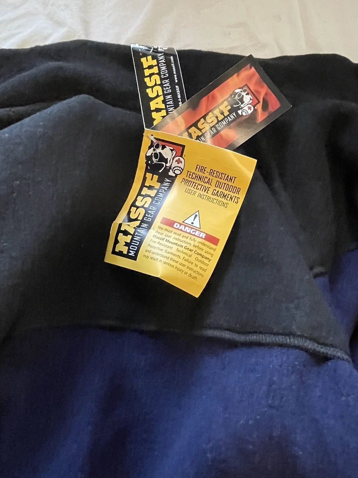 Massif Inferno XXL Fleece Blue Black INFJK Nomex Cold Weather Jacket New W/ tag. - Image 4