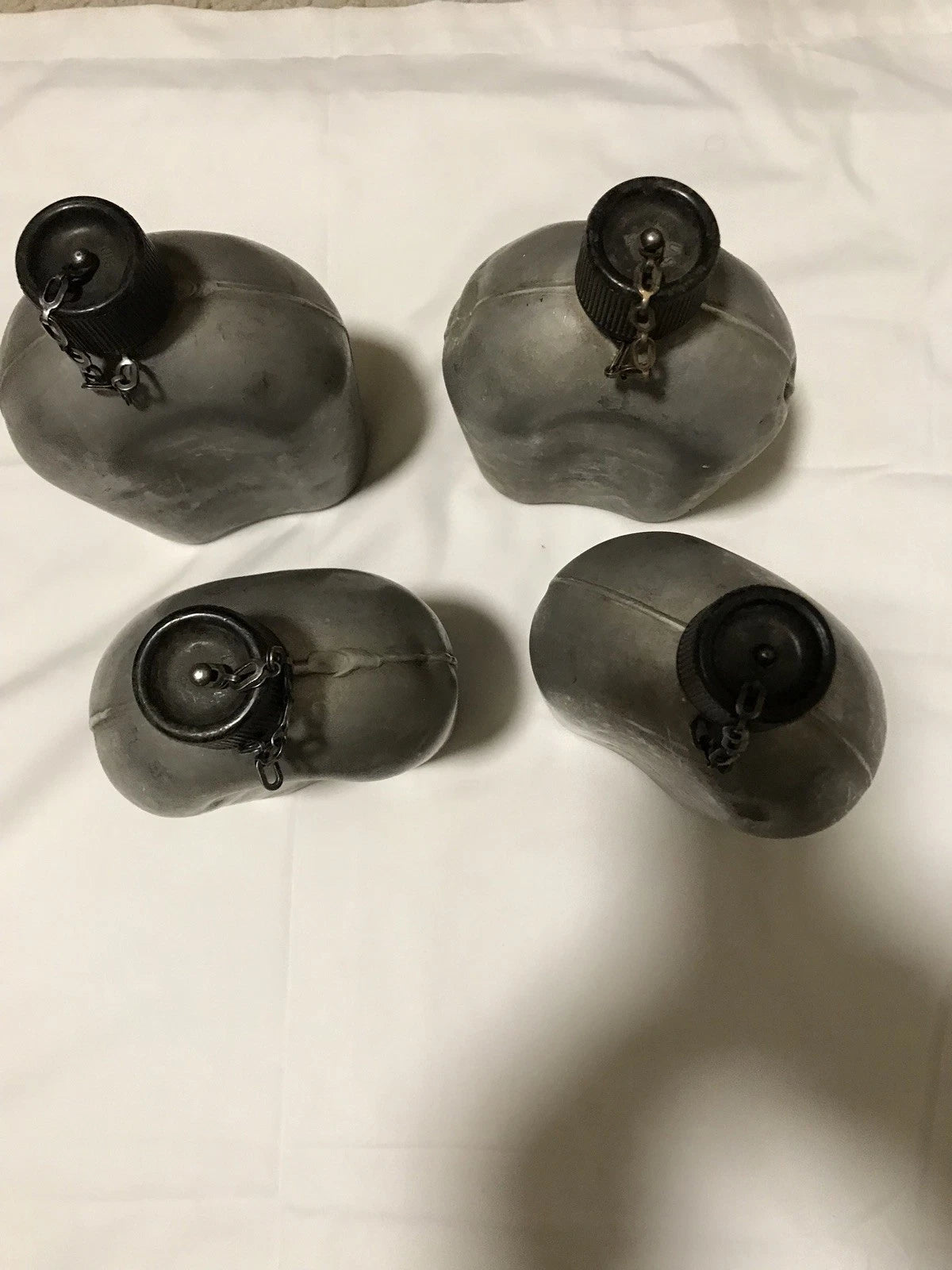 Lot Of 4 Pcs Aluminum WaterCanteens US GI Vintage 1953/1956 - Image 6