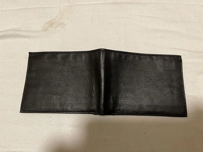 Mens Soft Lamb Genuine Leather Slim ID Credit Card Bifold Wallet - Image 4