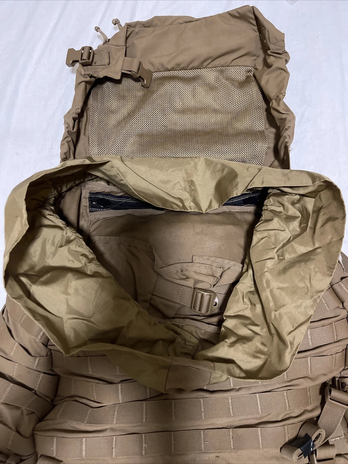 GENUINE USGI USMC FILBE RUCK SACK COMPLETE SYSTEM COYOTE BROWN FIELD PACK - Image 2