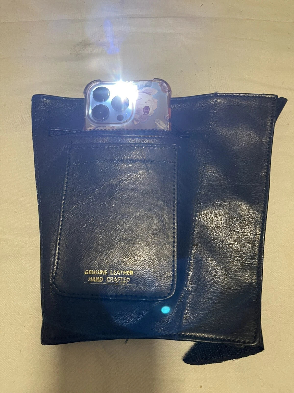 Ankle Wallet-Hidden Carry for Cash,Cr. Cards,ID, Keys - Soft Lamb Leather - Image 13