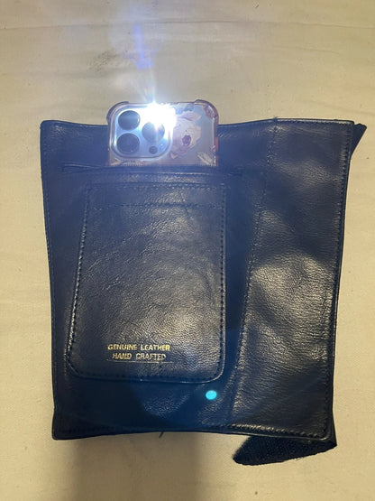 Ankle Wallet-Hidden Carry for Cash,Cr. Cards,ID, Keys - Soft Lamb Leather - Image 13