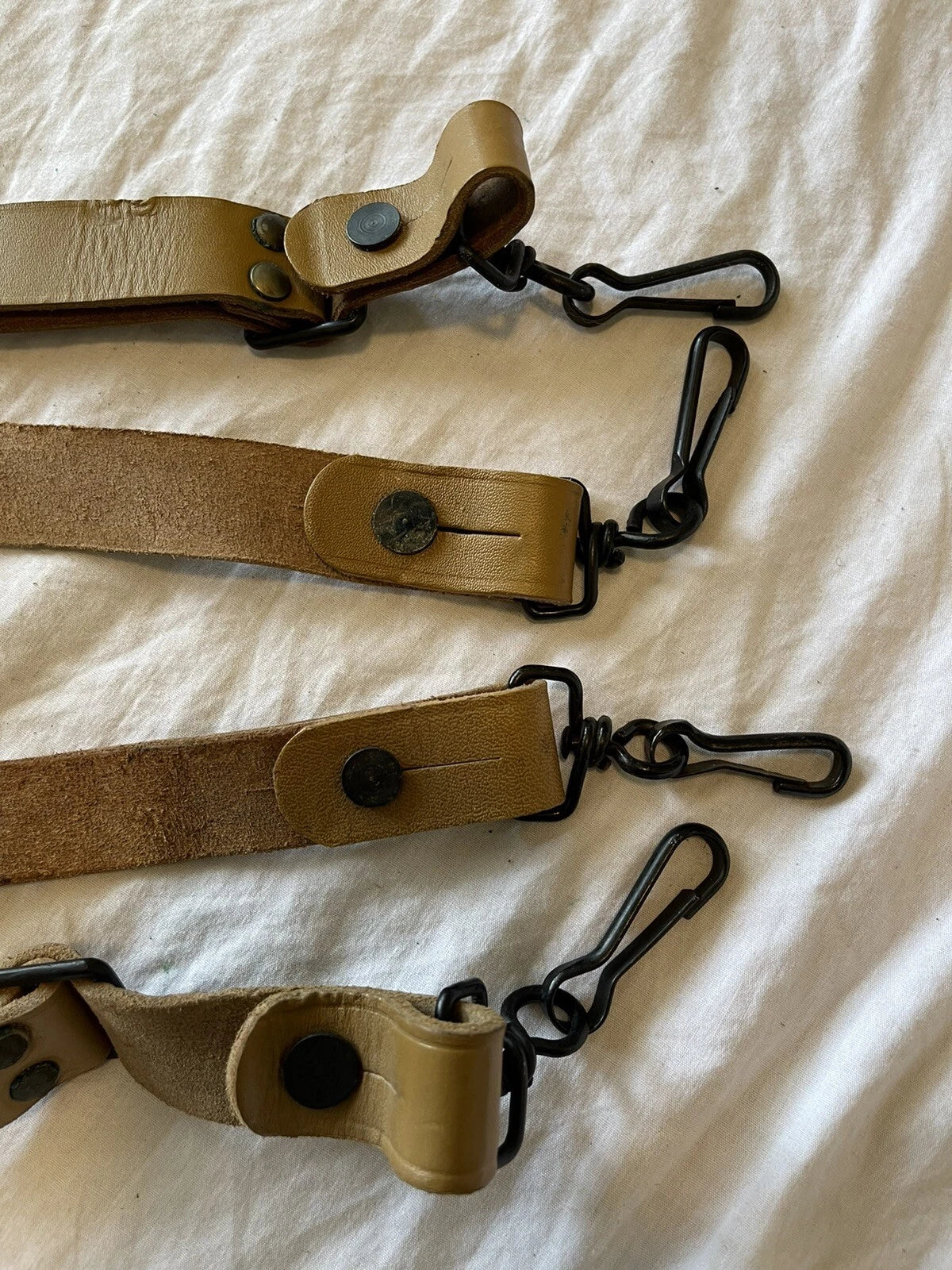 FRENCH MILITARY MAT BROWN LEATHER RIFLE SLING ARMY MAS RIFLE 49 & 49/54 GENUINE - Image 9