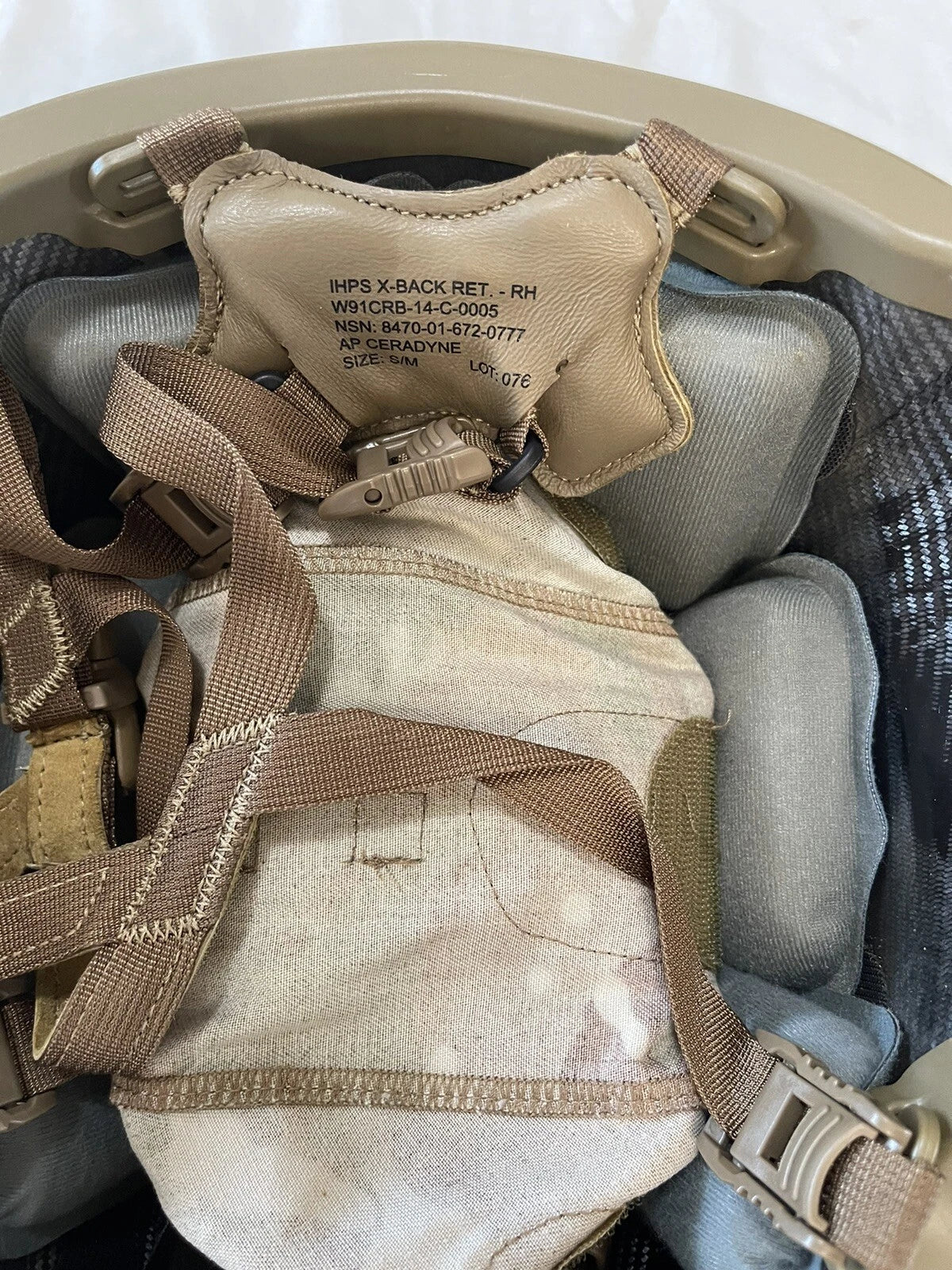 NEW CERADYNE IHPS Ballistic Protection Sys HelmetComplete AVON USMC Made IN USA. - Image 14