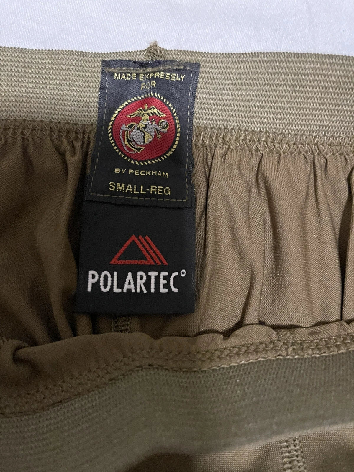USMC Polartec Power Dry Silk Weight Coyote tan Cold weather Drawer Small. - Image 4