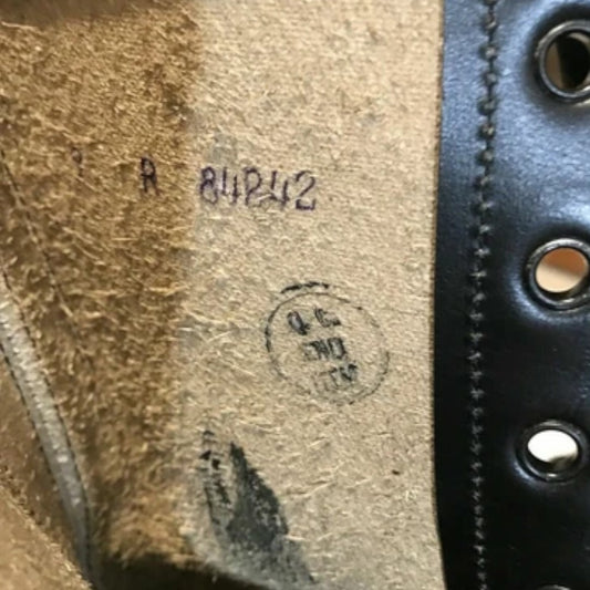 Genuine U.S. Military Vietnam Era All-Leather Combat Boots