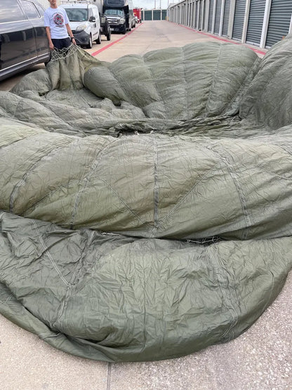 U.S. Military T-10 Personnel Parachute Canopy